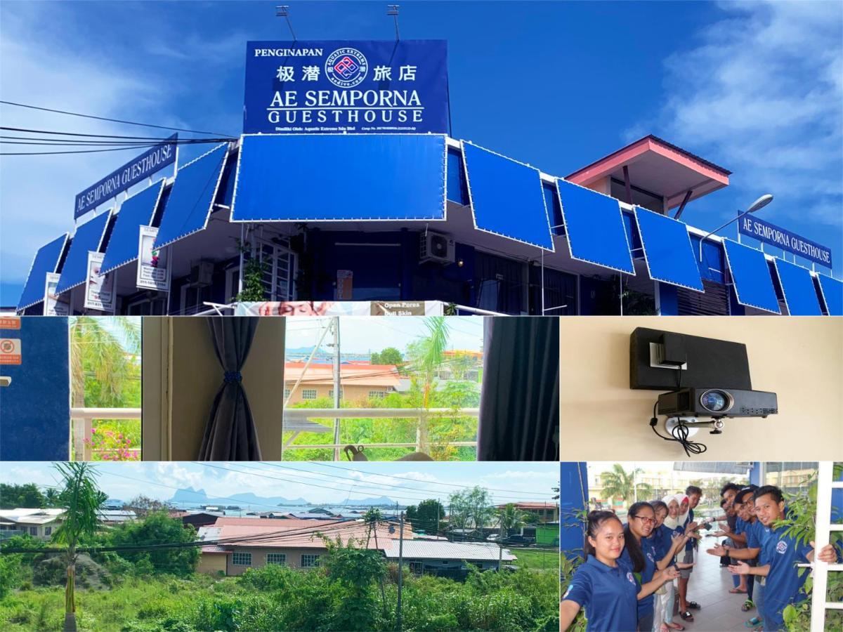 Ae Semporna Guesthouse 极潜旅店 Bagian luar foto